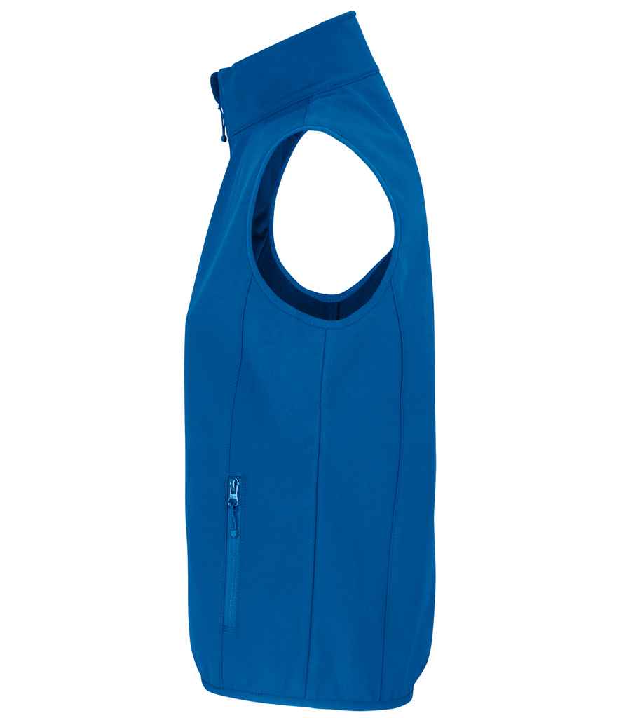 SOL'S Ladies Falcon Recycled Soft Shell Bodywarmer - Royal Blue