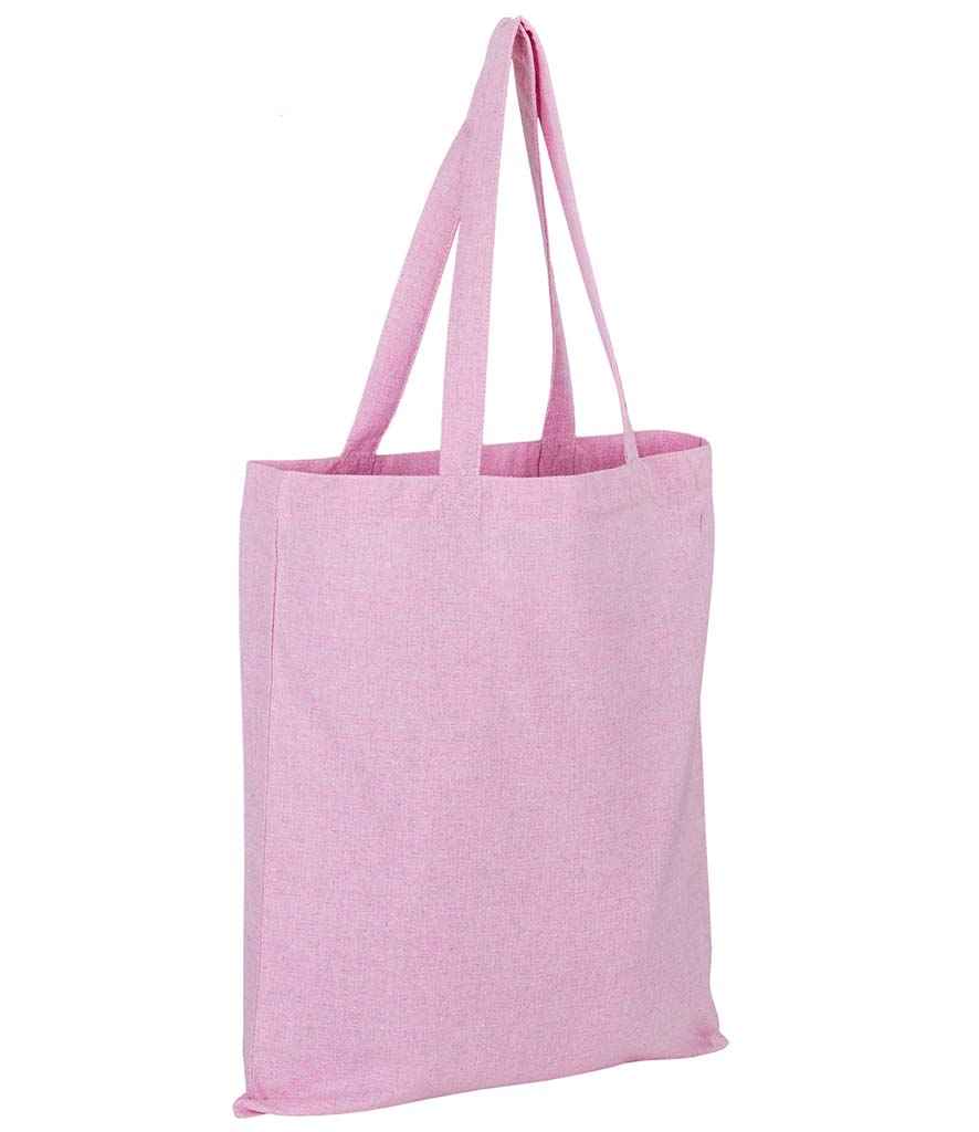 SOL'S Awake Recycled Tote Bag - Heather Pink
