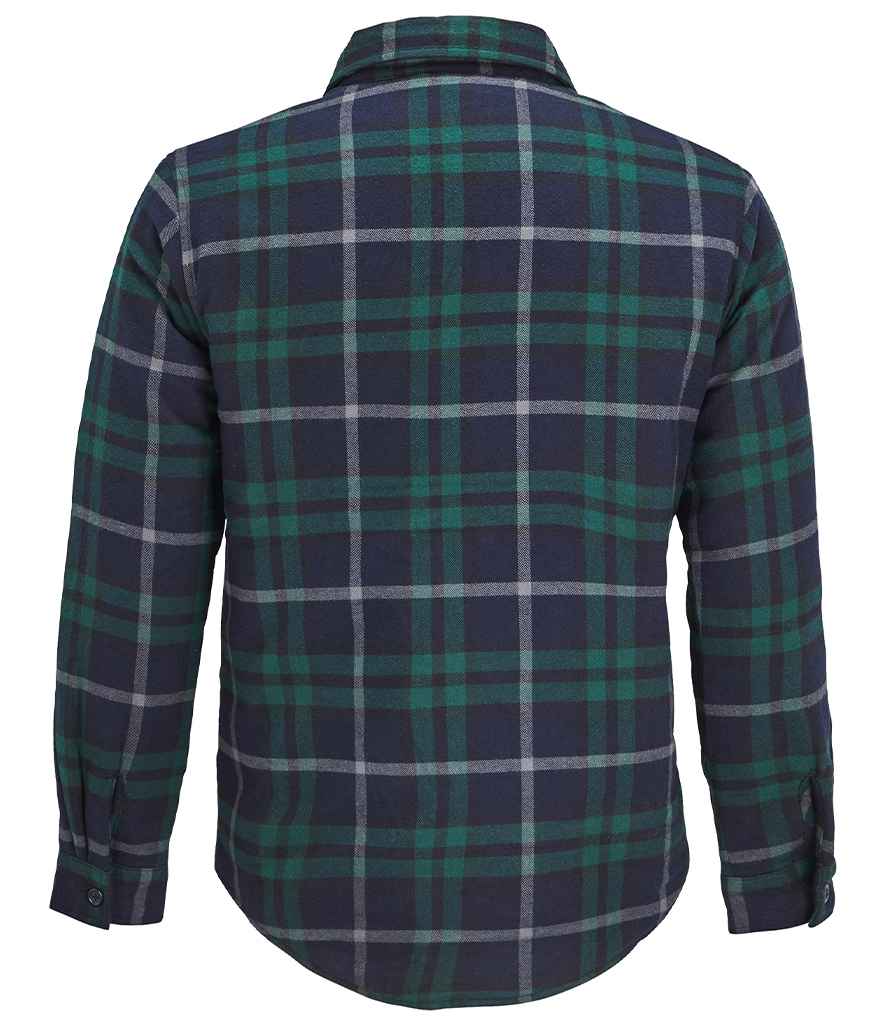 SOL'S Unisex Noah Padded Overshirt - Green Empire