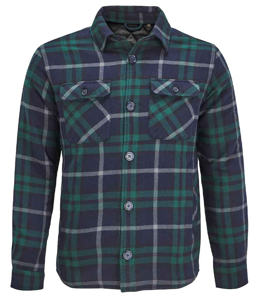 SOL'S Unisex Noah Padded Overshirt - Green Empire