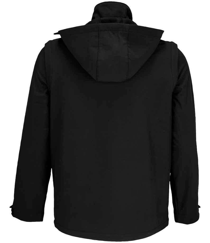 SOL'S Unisex Falcon 3-in-1 Soft Shell Jacket - Black