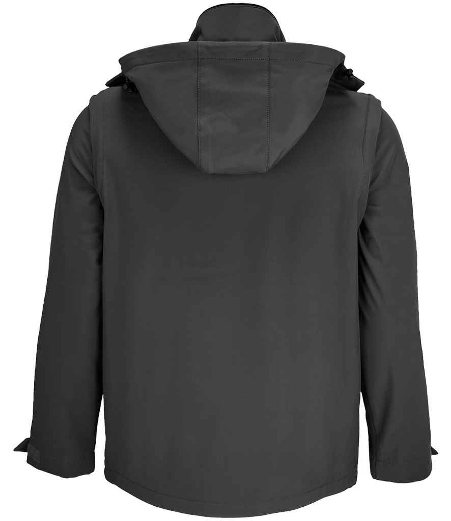 SOL'S Unisex Falcon 3-in-1 Soft Shell Jacket - Charcoal