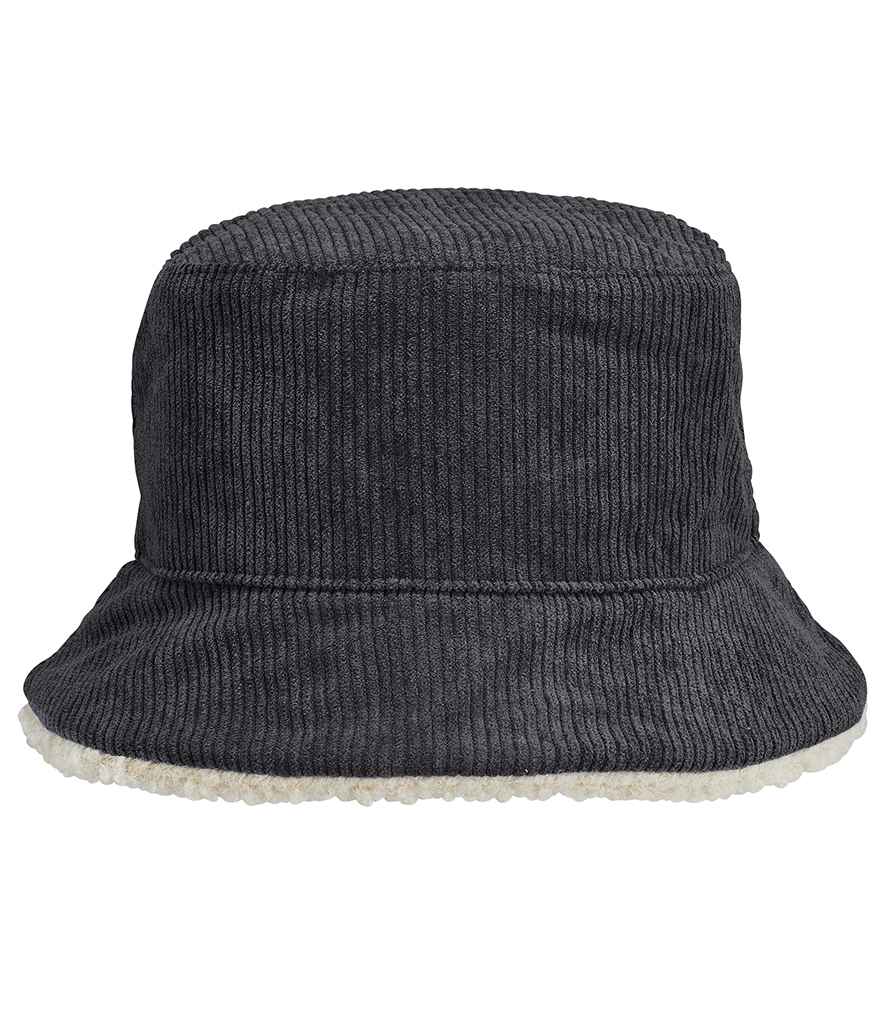 SOL'S Unisex 2-in-1 Reversible Bucket Hat - Carbon Grey/Shear Beige