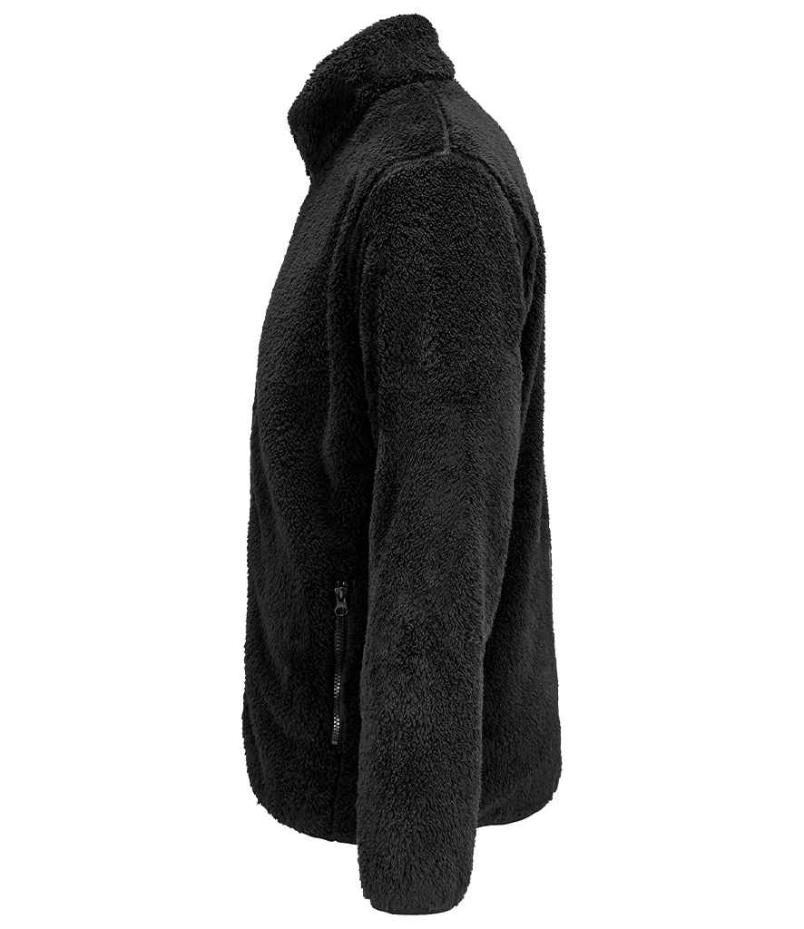 SOL'S Unisex Finch Fluffy Jacket - Black