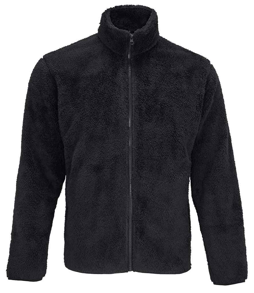 SOL'S Unisex Finch Fluffy Jacket - Carbon Grey