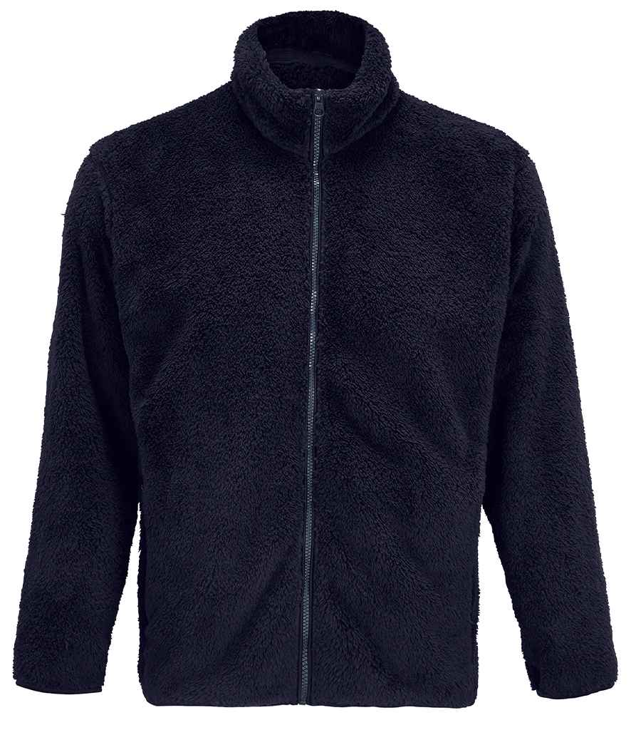 SOL'S Unisex Finch Fluffy Jacket - Navy