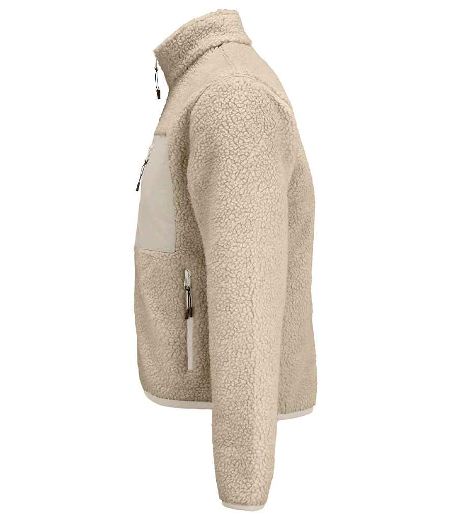 SOL'S Unisex Fury Sherpa Jacket - Shear Beige/Beige