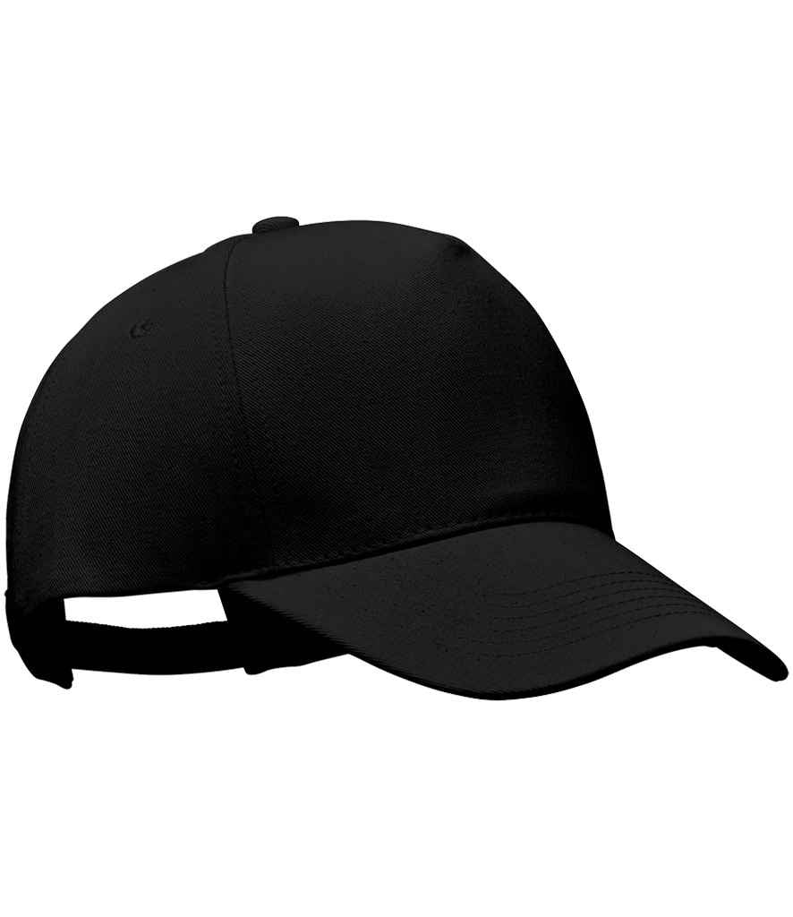 SOL'S Seoul 5 Panel Cap - Black