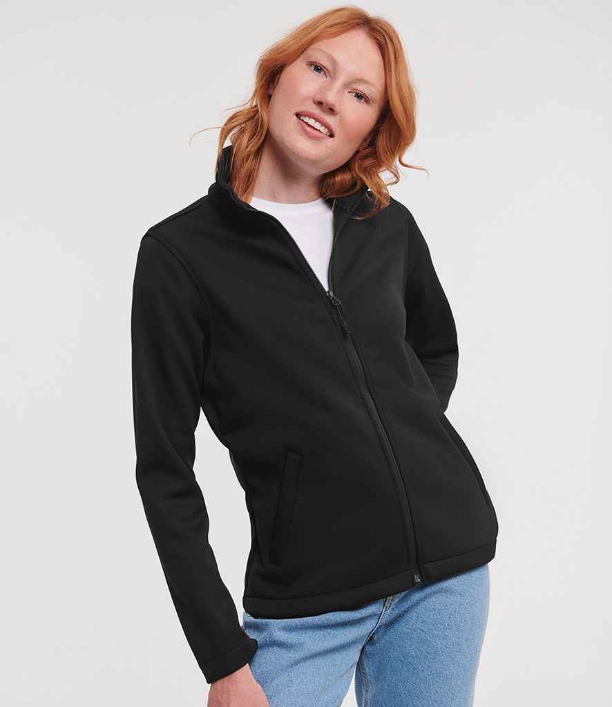 Russell Athletic Ladies Smart Soft Shell Jacket - Black