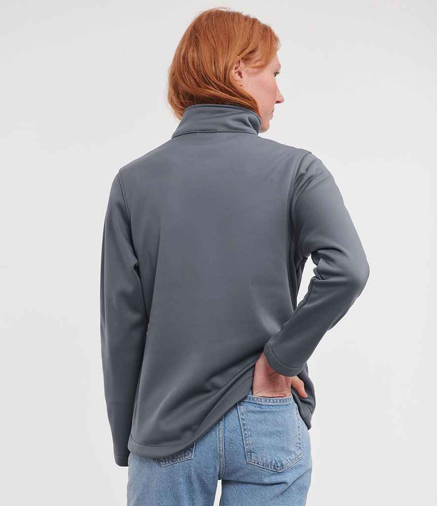 Russell Athletic Ladies Smart Soft Shell Jacket - Convoy Grey