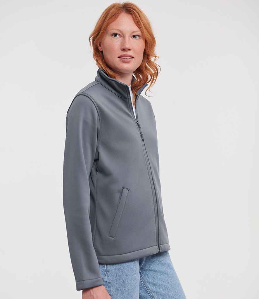 Russell Athletic Ladies Smart Soft Shell Jacket - Convoy Grey