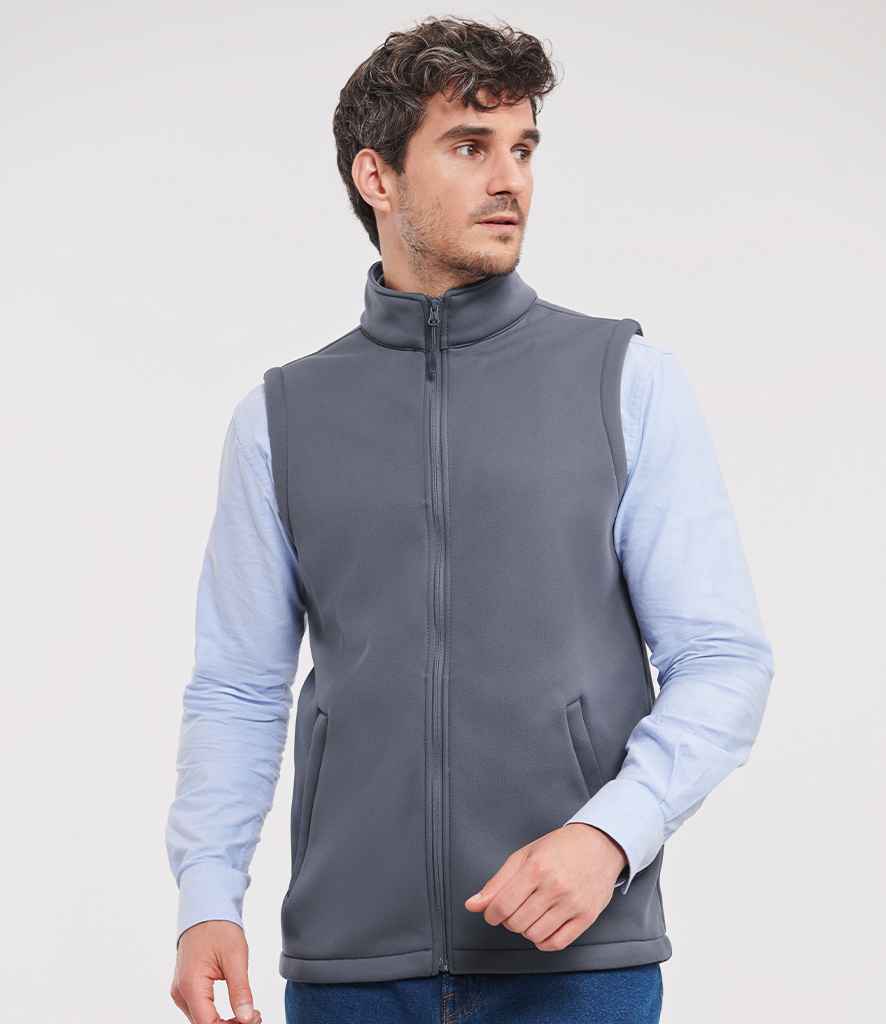 Russell Athletic Smart Soft Shell Gilet - Convoy Grey