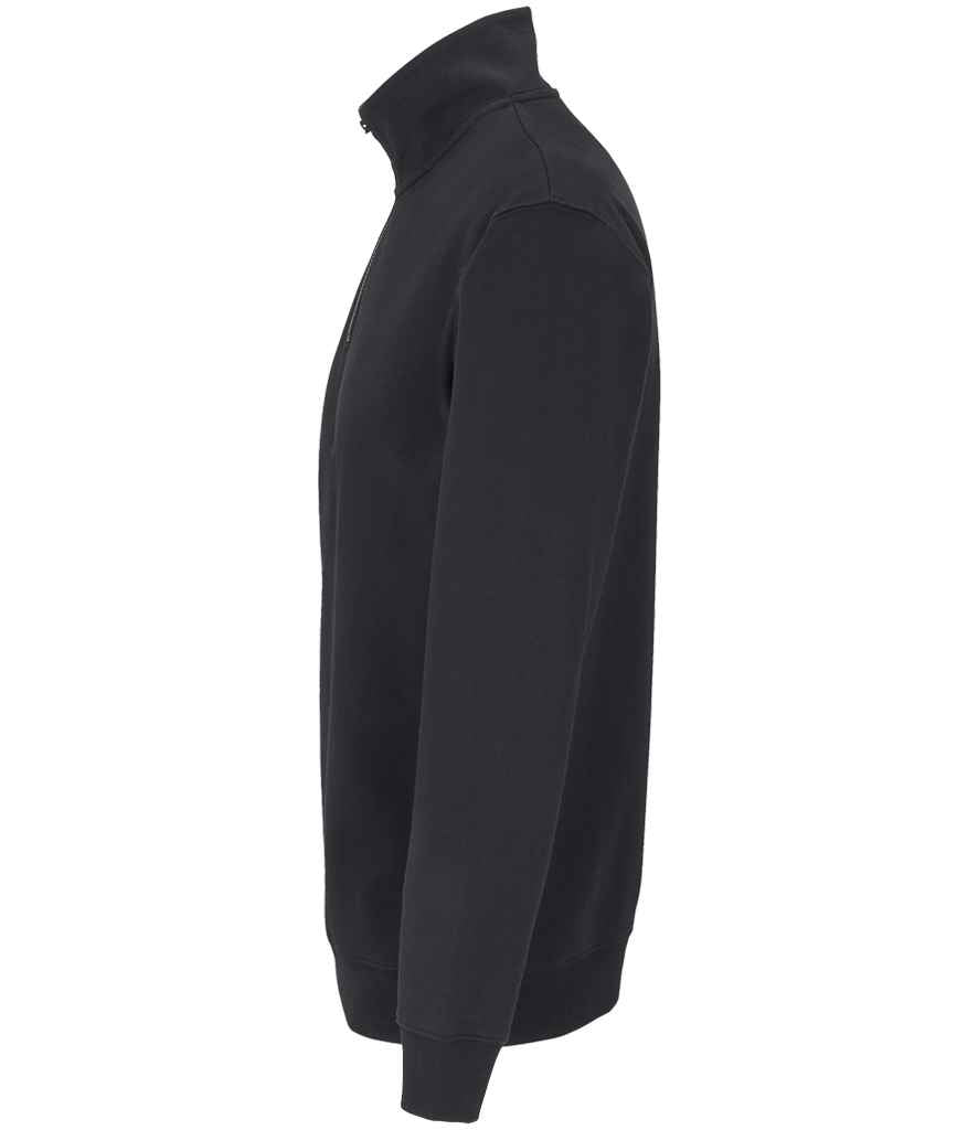 SOL'S Unisex Conrad 1/4 Zip Sweatshirt - Black