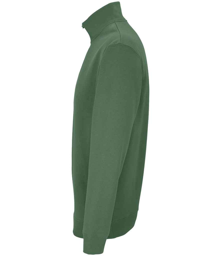 SOL'S Unisex Conrad 1/4 Zip Sweatshirt - Bottle Green