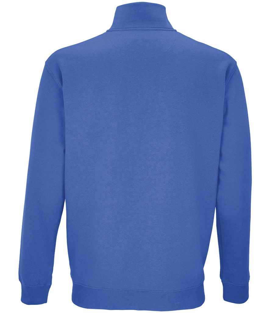 SOL'S Unisex Conrad 1/4 Zip Sweatshirt - Royal Blue