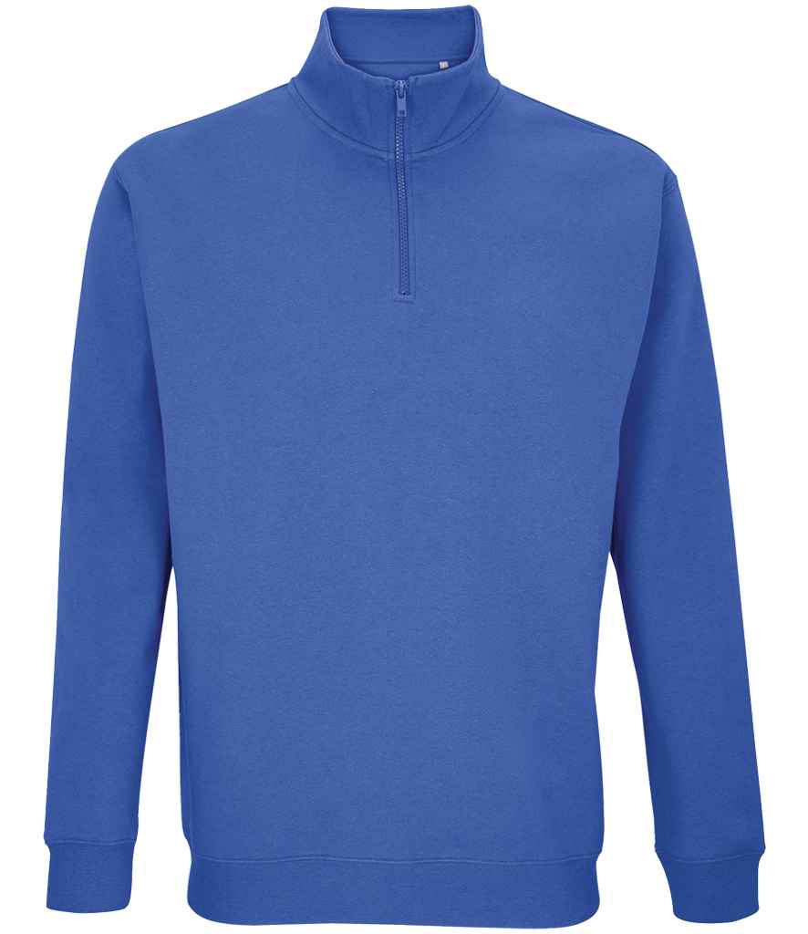 SOL'S Unisex Conrad 1/4 Zip Sweatshirt - Royal Blue