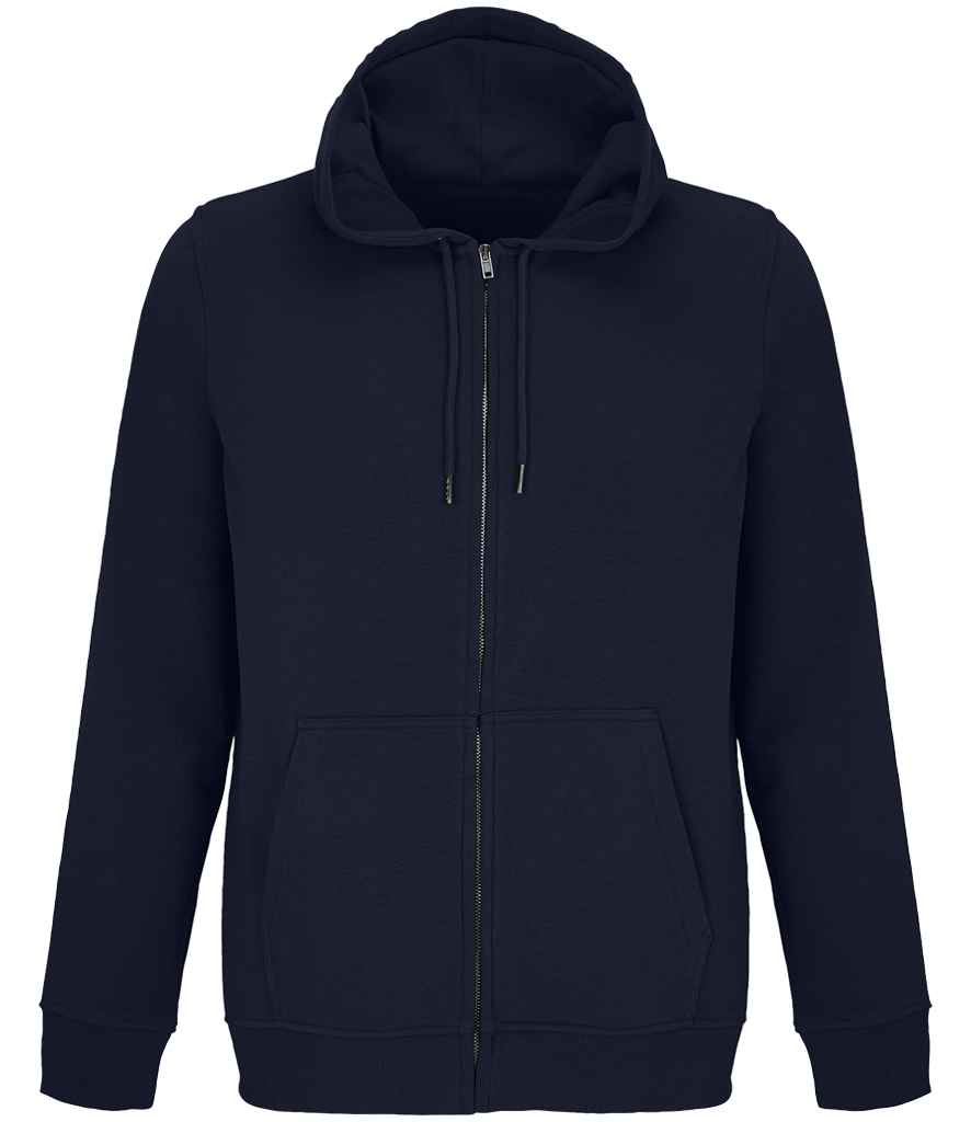 SOL'S Unisex Calipso Eco Friendly Full Zip Hoodie - French Navy