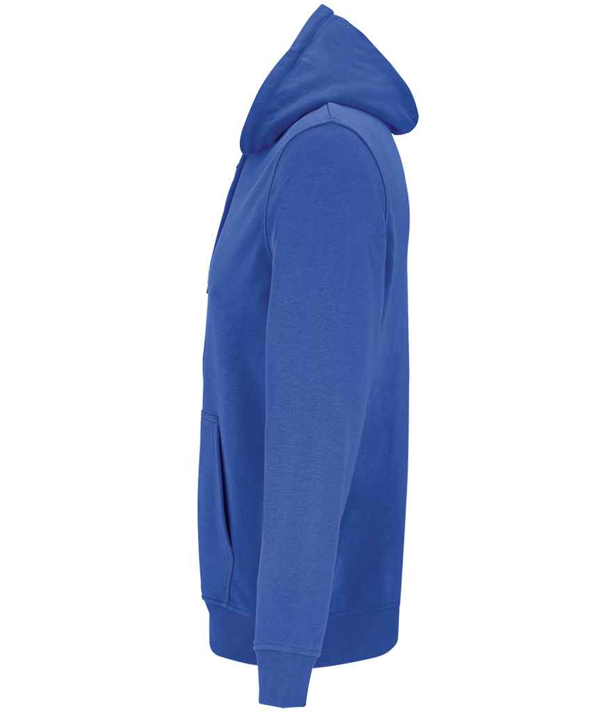 SOL'S Unisex Calipso Eco Friendly Full Zip Hoodie - Royal Blue