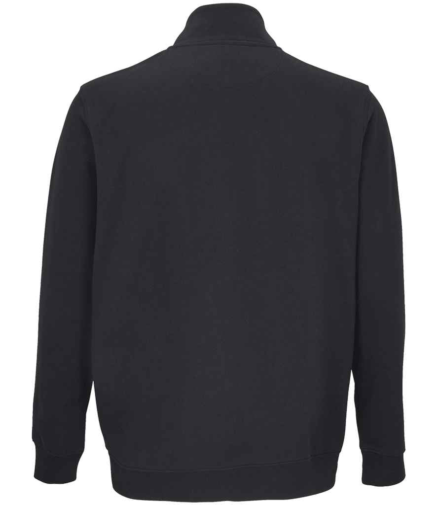 SOL'S Unisex Cooper Full Zip Sweat Jacket - Black