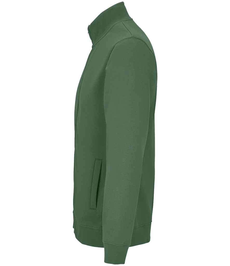 SOL'S Unisex Cooper Full Zip Sweat Jacket - Bottle Green