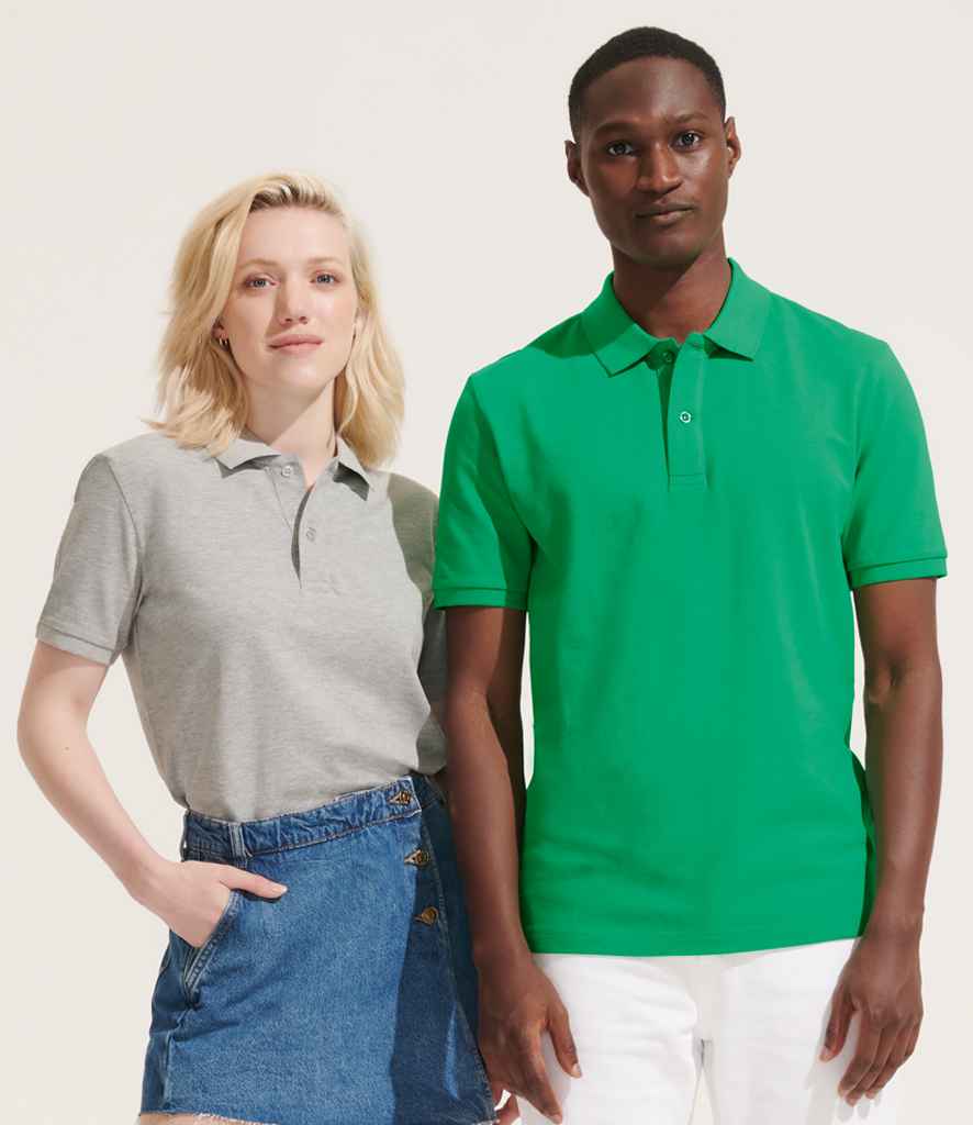 SOL'S Unisex Pegase Piqué Polo Shirt - Spring Green