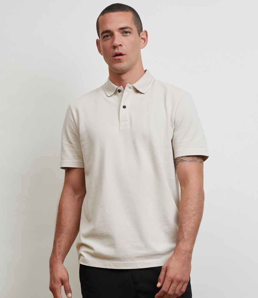 NEOBLU Unisex Orel Piqué Polo Shirt - Dusty Beige