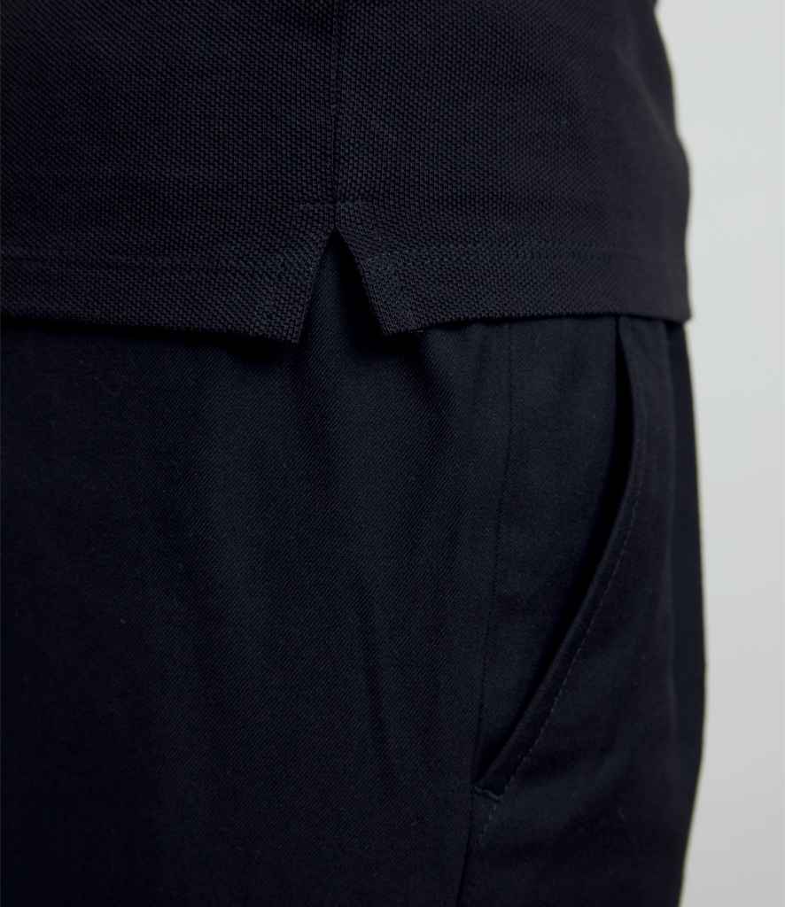 NEOBLU Ladies Owen Long Sleeve Piqué Polo Shirt - Deep Black