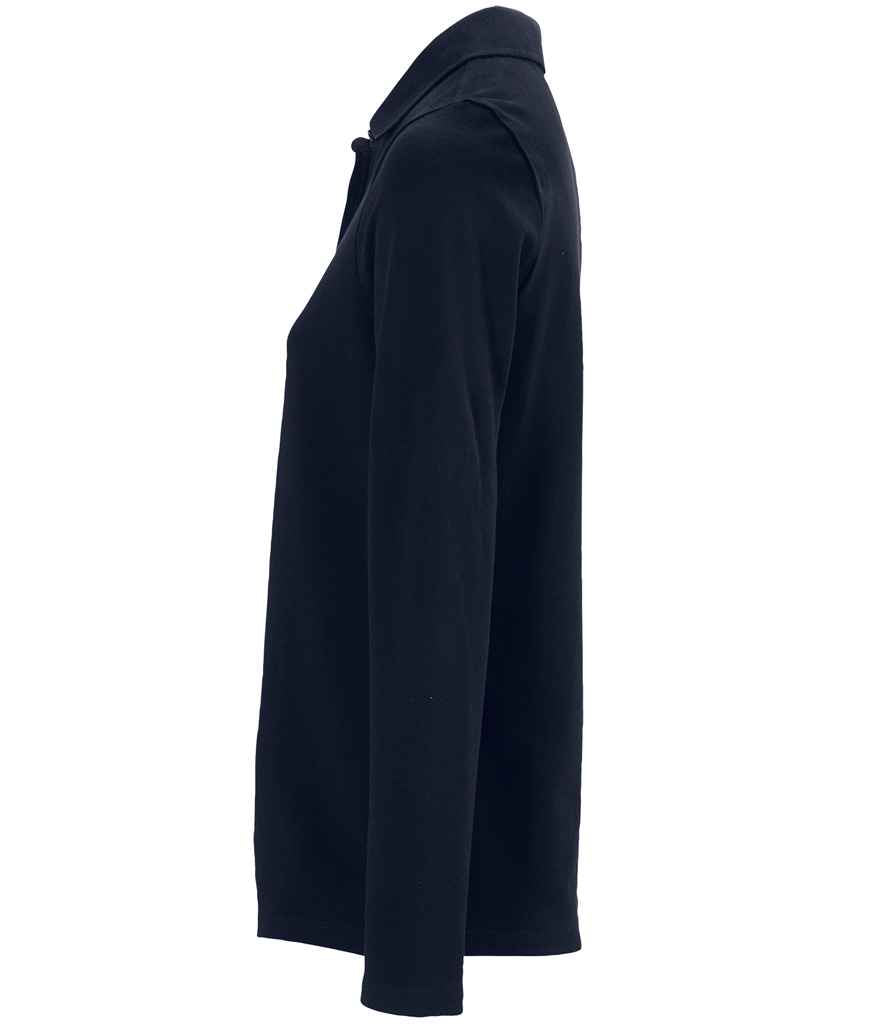 NEOBLU Ladies Owen Long Sleeve Piqué Polo Shirt - Night Blue