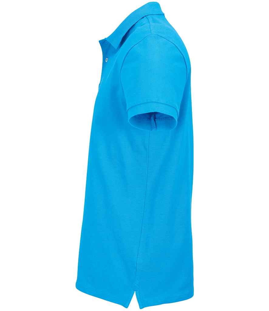 SOL'S Unisex Pacific Twin Piqué Polo Shirt - Aqua