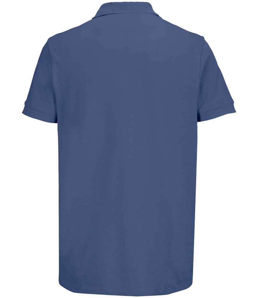 SOL'S Unisex Pacific Twin Piqué Polo Shirt - Denim