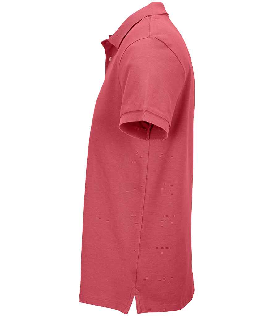 SOL'S Unisex Pacific Twin Piqué Polo Shirt - Folk Pink