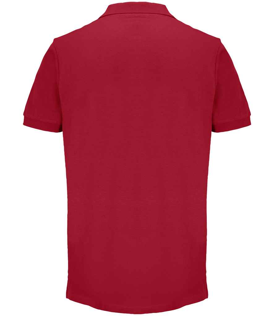 SOL'S Unisex Pacific Twin Piqué Polo Shirt - Folk Red