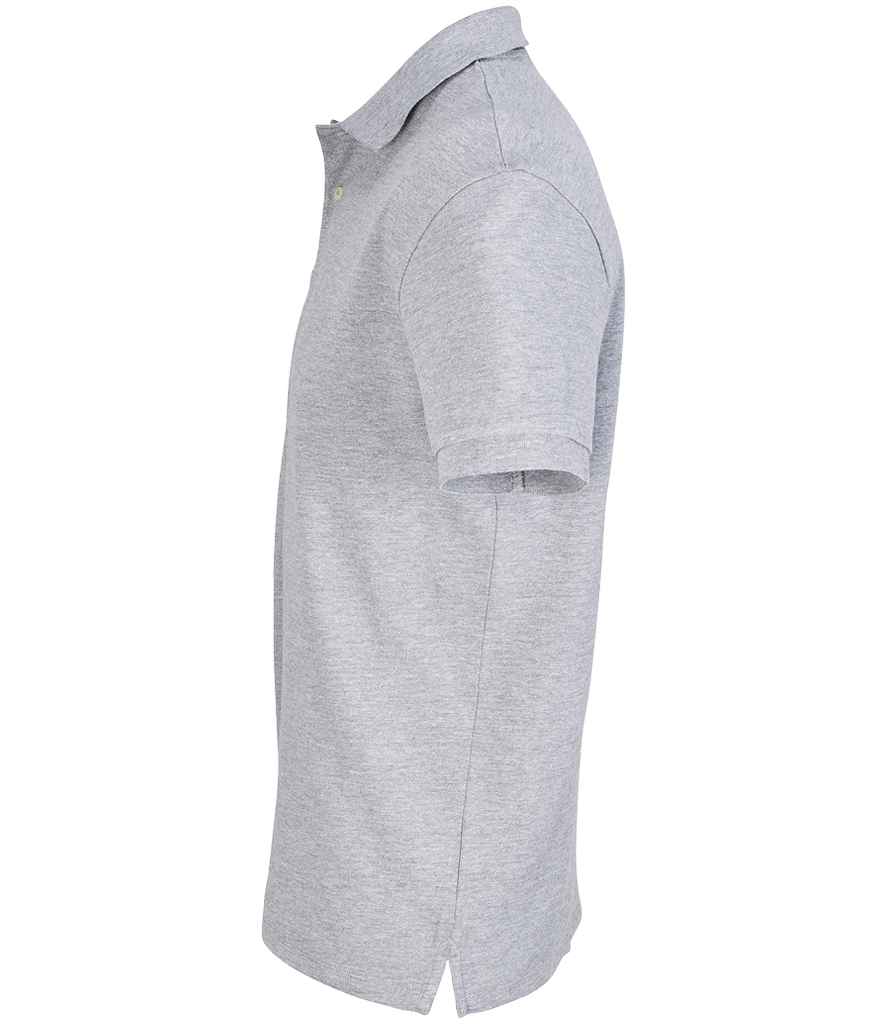 SOL'S Unisex Pacific Twin Piqué Polo Shirt - Grey Marl