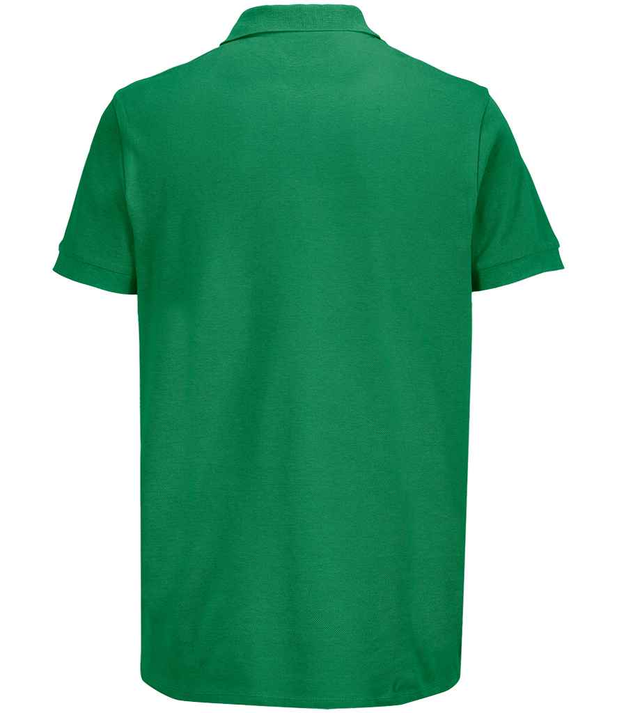 SOL'S Unisex Pacific Twin Piqué Polo Shirt - Kelly Green