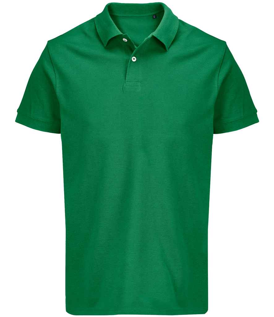 SOL'S Unisex Pacific Twin Piqué Polo Shirt - Kelly Green