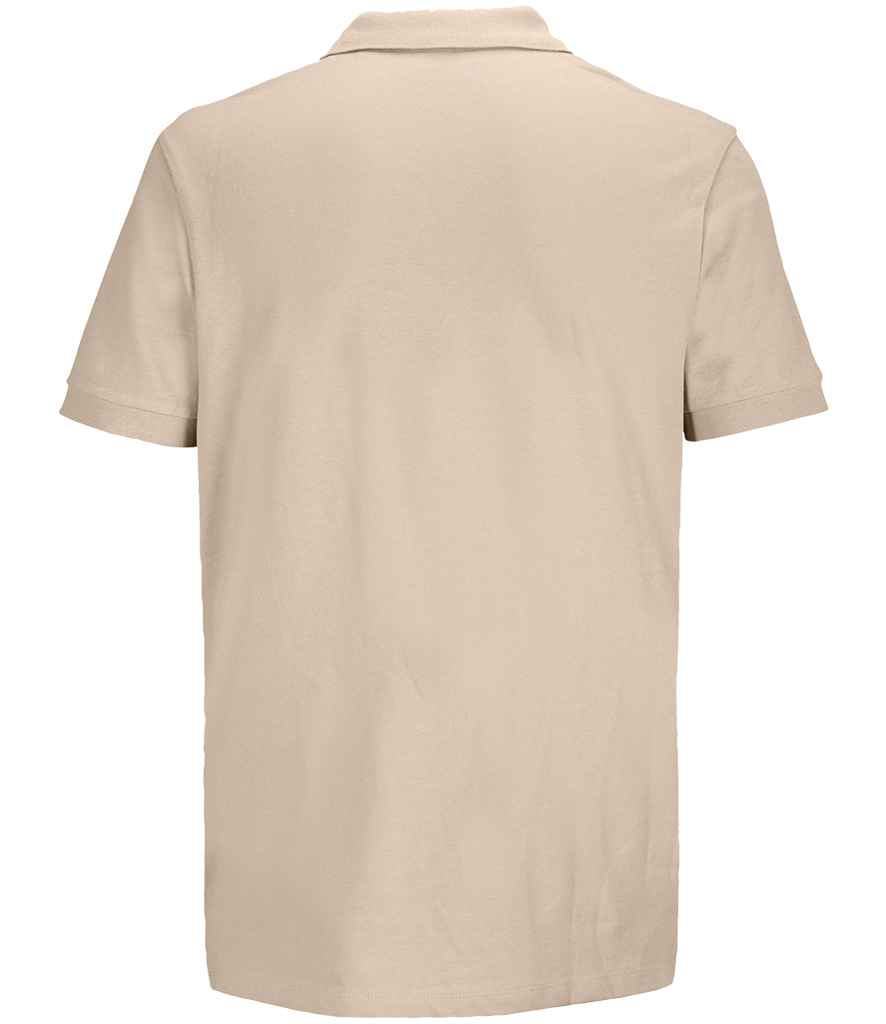 SOL'S Unisex Pacific Twin Piqué Polo Shirt - Linen