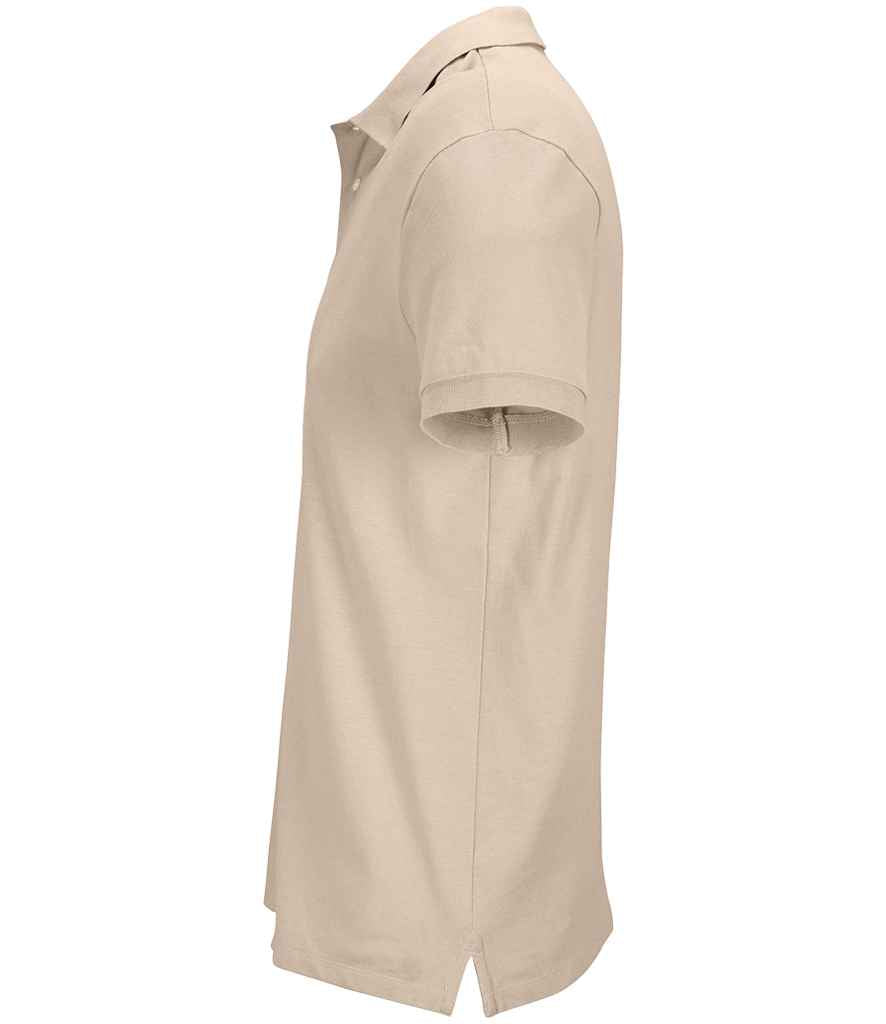 SOL'S Unisex Pacific Twin Piqué Polo Shirt - Linen