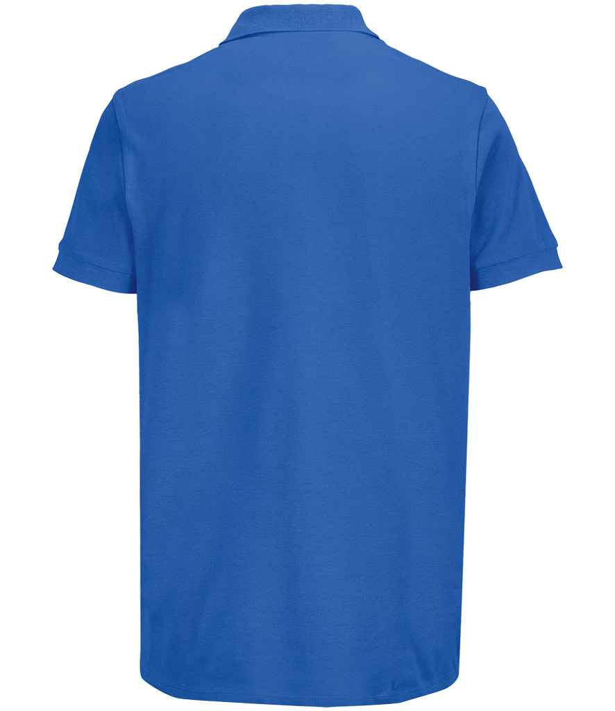 SOL'S Unisex Pacific Twin Piqué Polo Shirt - Royal Blue