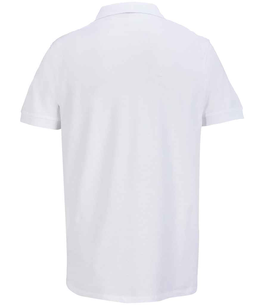SOL'S Unisex Pacific Twin Piqué Polo Shirt - White