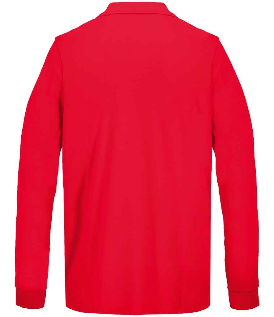 SOL'S Unisex Pacific Long Sleeve Piqué Polo Shirt - Red