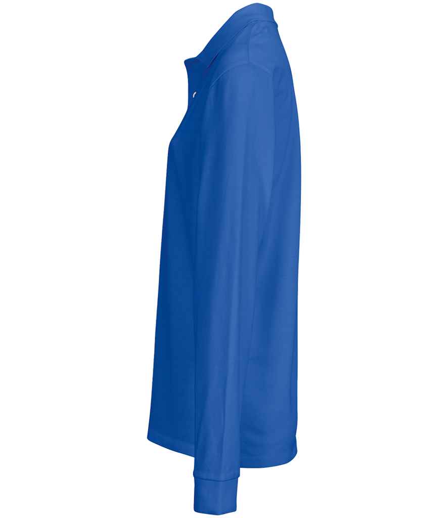 SOL'S Unisex Pacific Long Sleeve Piqué Polo Shirt - Royal Blue