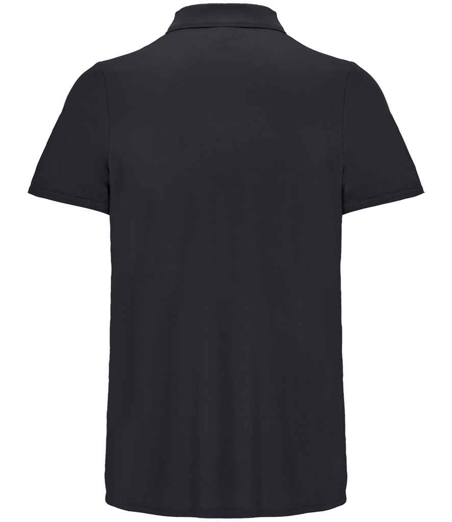 SOL'S Unisex Pitcher Recycled Polyester Piqué Polo Shirt - Black