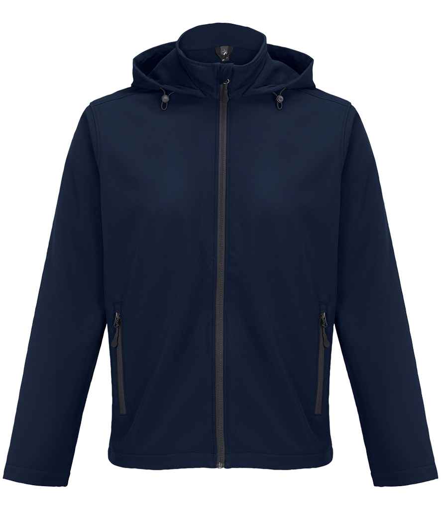 SOL'S Race Hooded Soft Shell Jacket - French Navy