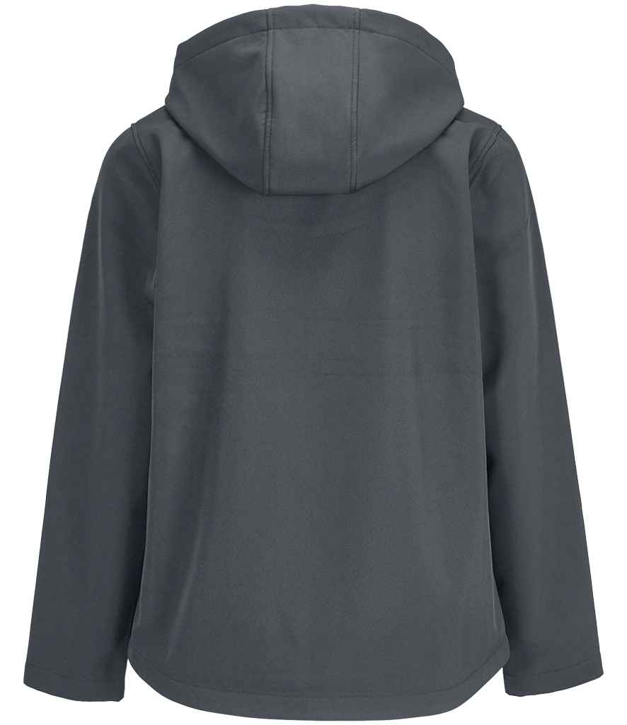 SOL'S Ladies Race Hooded Soft Shell Jacket - Charcoal