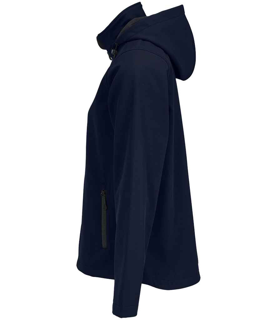 SOL'S Ladies Race Hooded Soft Shell Jacket - French Navy
