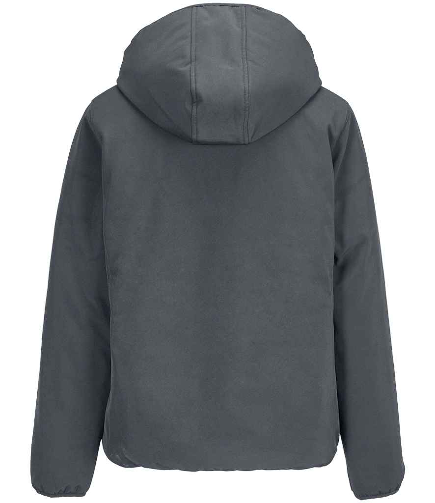 SOL'S Ladies Falcon Padded Soft Shell Jacket - Charcoal