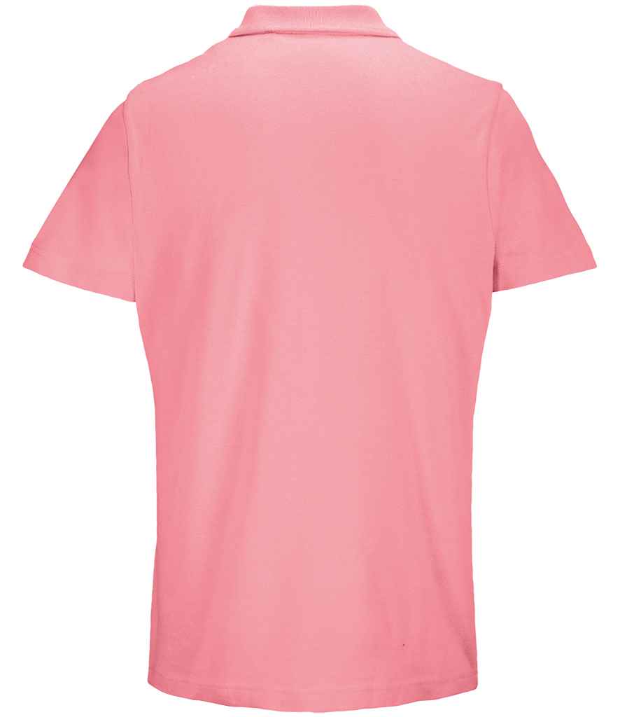 SOL'S Unisex Pulse Twin Piqué Polo Shirt - Candy Pink