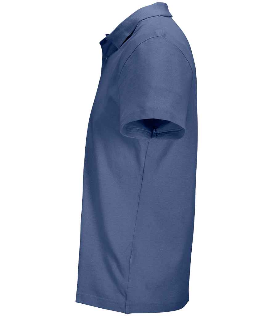 SOL'S Unisex Pulse Twin Piqué Polo Shirt - Denim