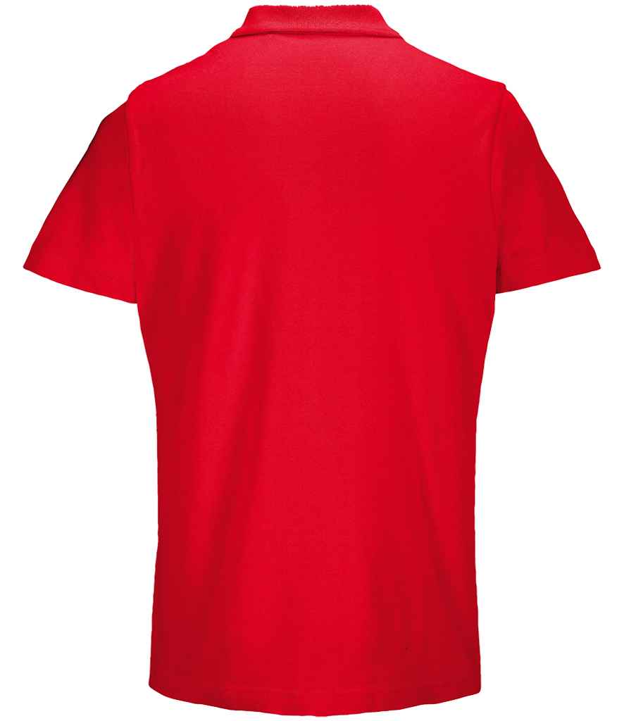 SOL'S Unisex Pulse Twin Piqué Polo Shirt - Red