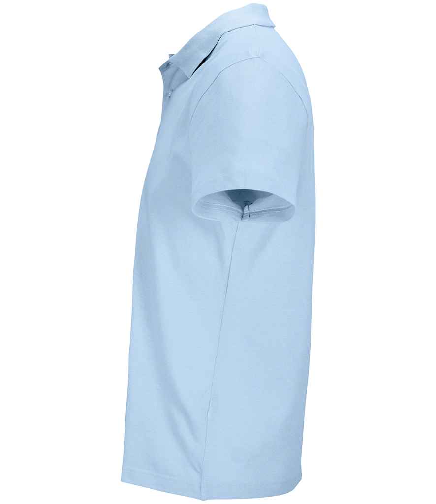 SOL'S Unisex Pulse Twin Piqué Polo Shirt - Sky Blue